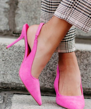 Ms. Woods Slingback Heels (Hot Pink) · NanaMacs