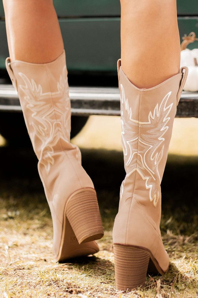 Taley Cowboy Boots (Blush) · NanaMacs - Image 4