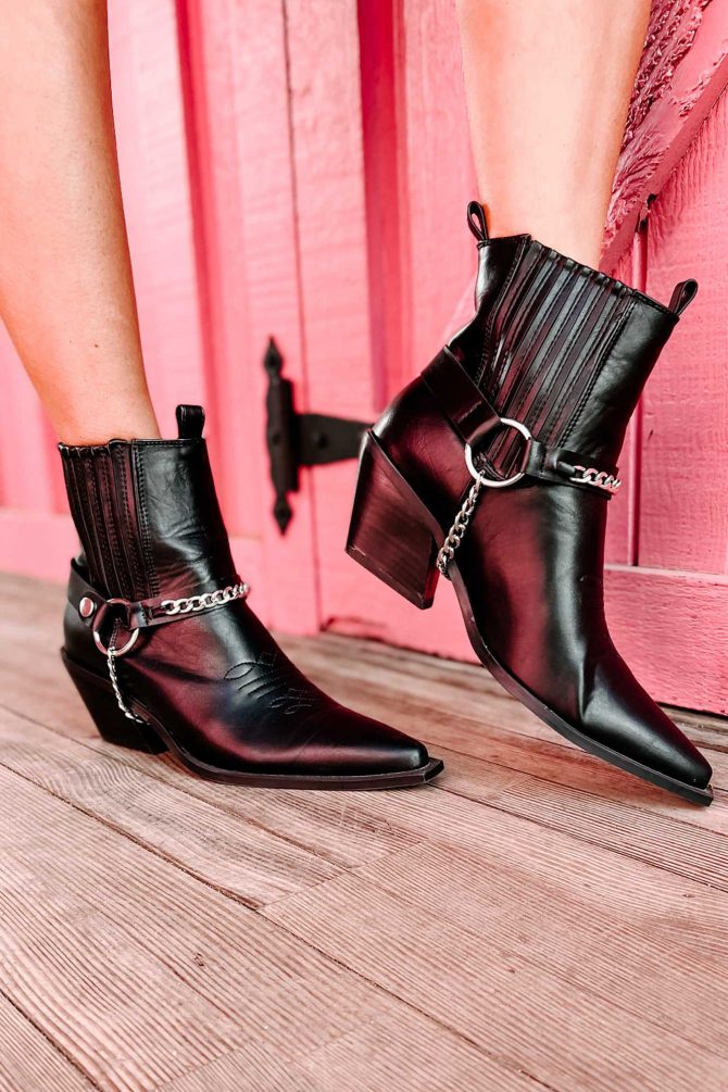 Freedom Rider Billini Western Ankle Boots (Black) · NanaMacs - Image 3