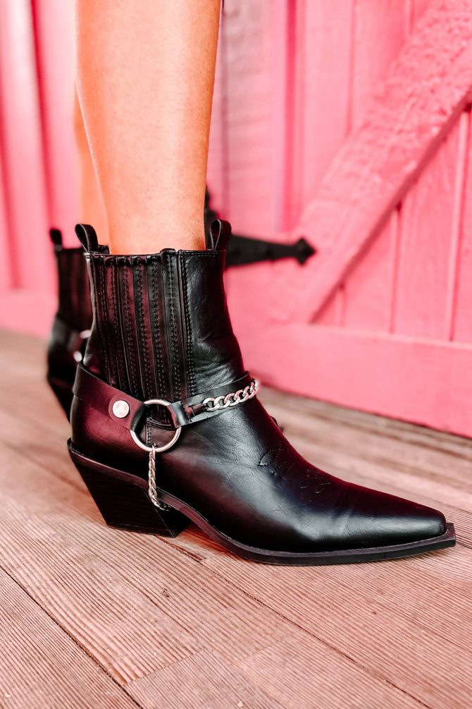 Freedom Rider Billini Western Ankle Boots (Black) · NanaMacs - Image 4