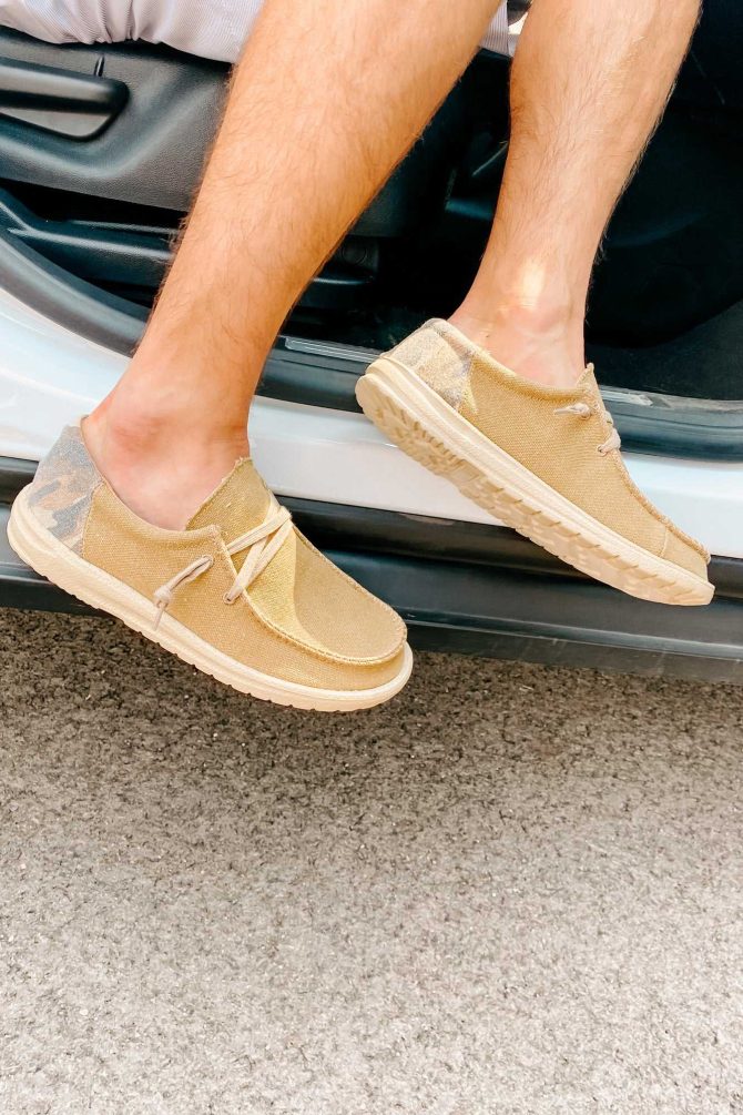 Walk It Out Men's Very G Slip-On Canvas Shoes (Sand) · NanaMacs - Image 2