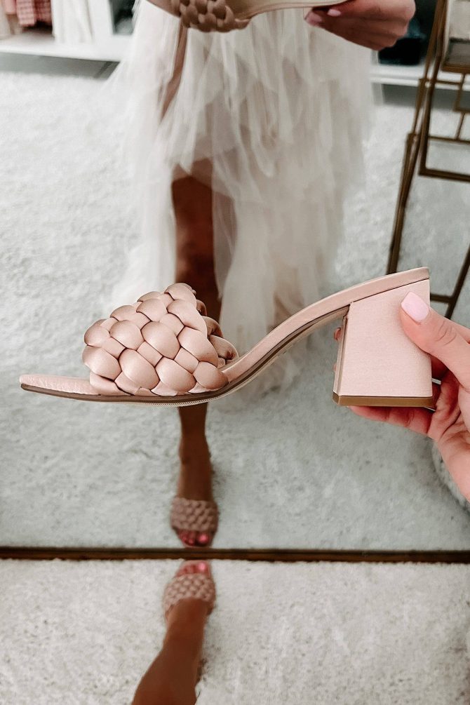 No Excuses Here Satin Weave Heeled Sandal (Light Mauve) · NanaMacs - Image 4