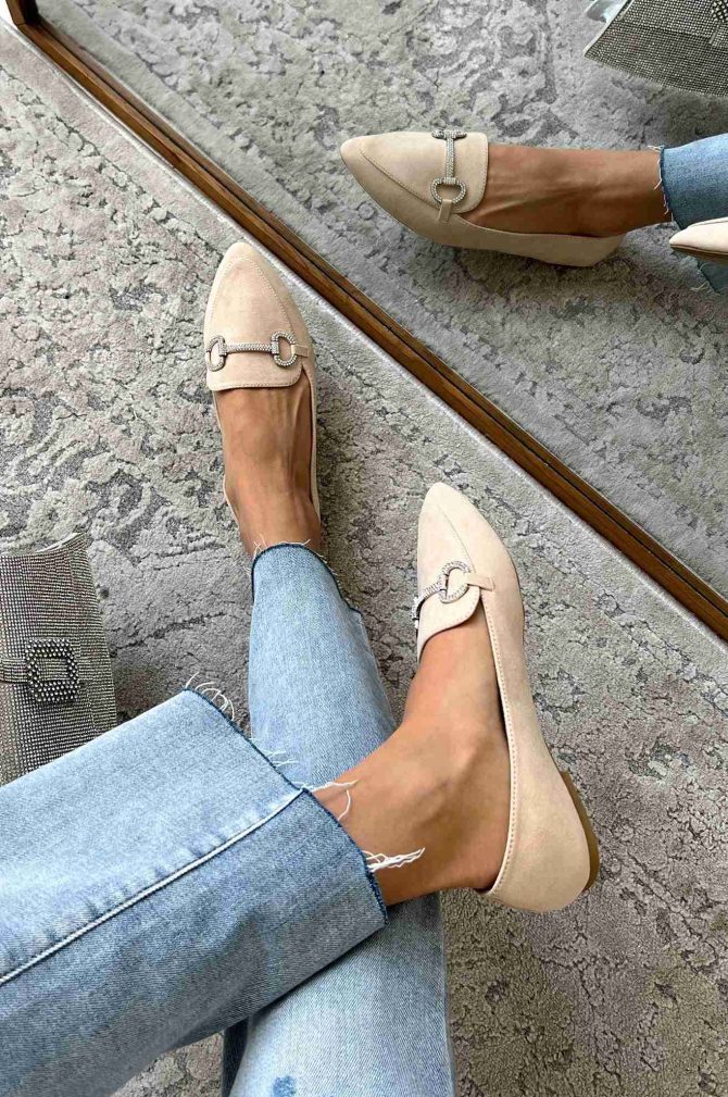 Doorbuster When Passion Meets Fashion Faux Suede Loafers (Nude) · NanaMacs