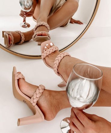 Lure You In Braided Strap Heels (Mauve) · NanaMacs