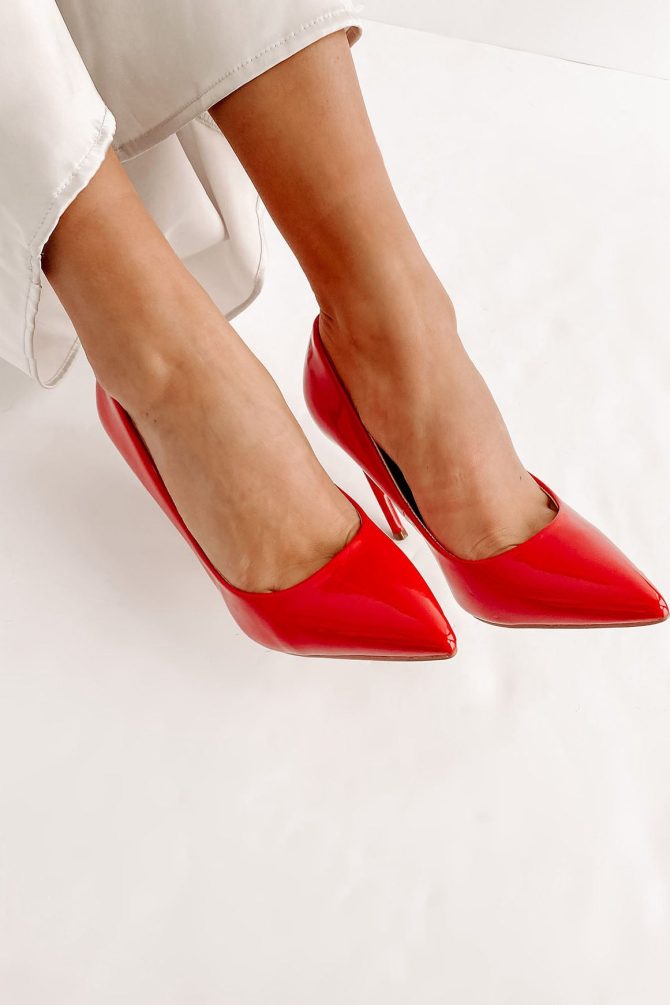 Mean Business Patent Heels (Red) · NanaMacs - Image 3