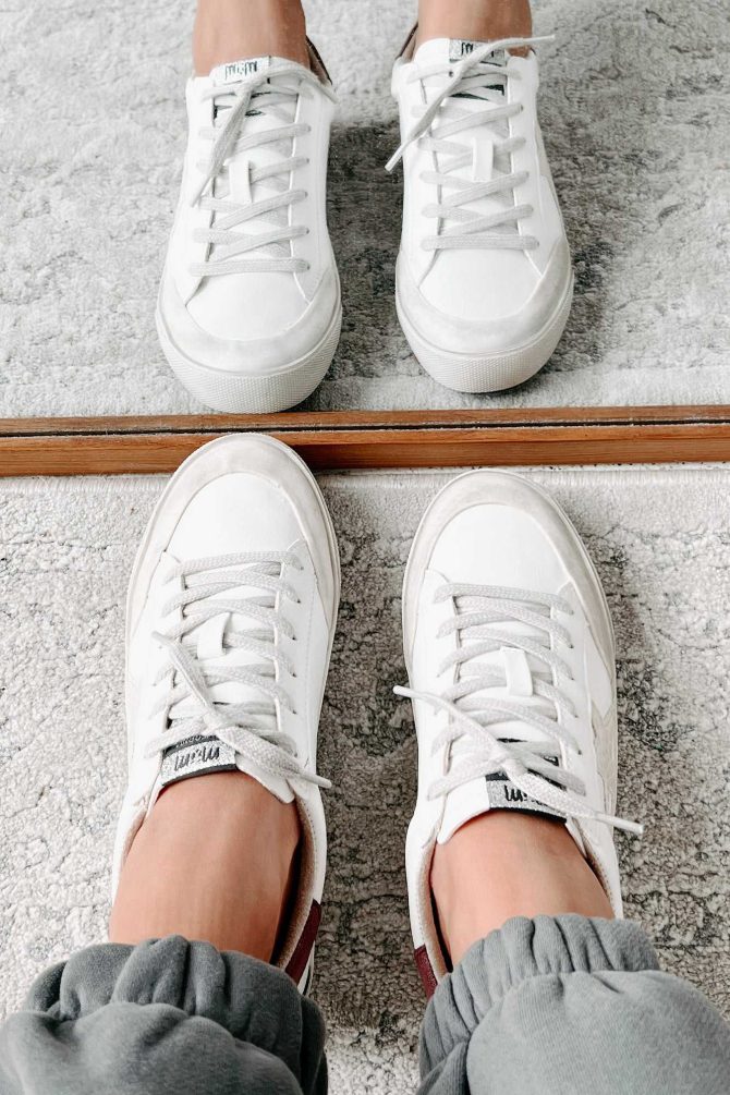 My New Found Love Faux Leather Sneakers (White Multi) · NanaMacs - Image 3