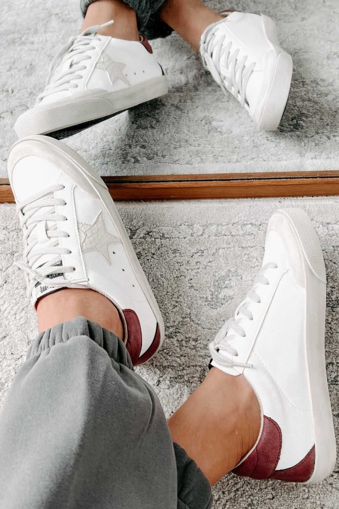 My New Found Love Faux Leather Sneakers (White Multi) · NanaMacs - Image 2