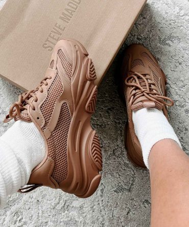 In My Possession Steve Madden Chunky Dad Sneakers (Almond) · NanaMacs