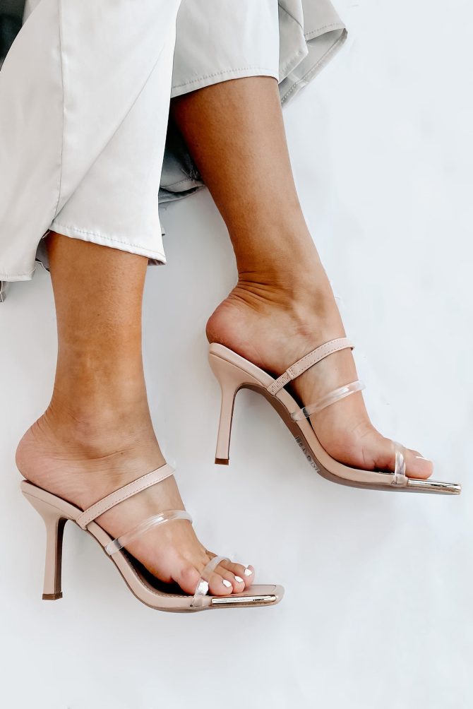She's All Clear Strappy Heels (Blush) · NanaMacs - Image 3