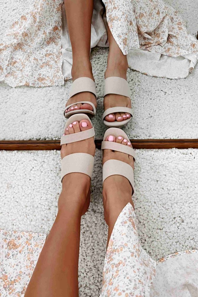 Fanciful Feelings Wedge Sandals (Nude) · NanaMacs - Image 3