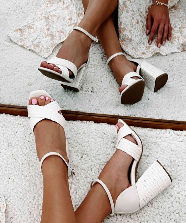 Harbor Hopes Braided Raffia Heels (Off White) · NanaMacs