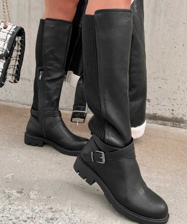 Waiting For Fall Knee High Boots (Black) · NanaMacs
