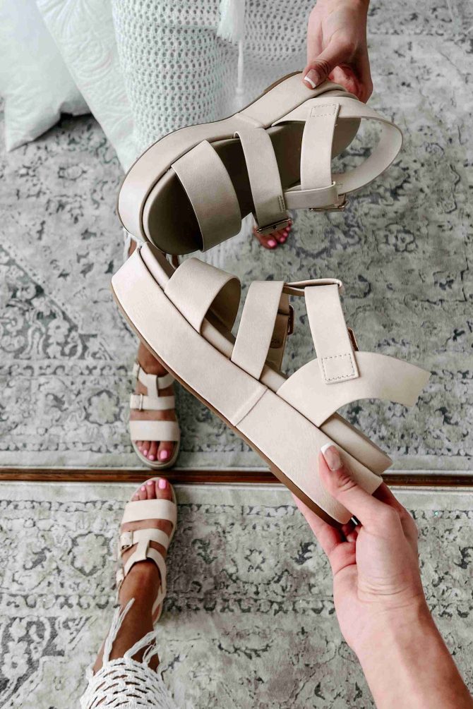 Drifting Away Platform Sandals (Natural) · NanaMacs - Image 4