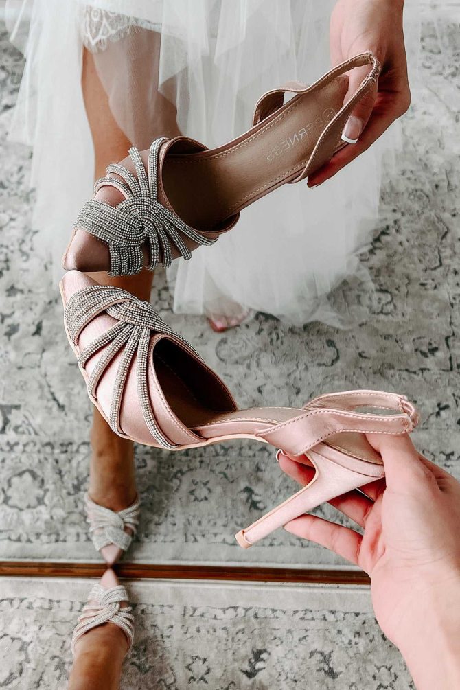 Prepped For The Spotlight Rhinestone Slingback Pumps (Beige) · NanaMacs