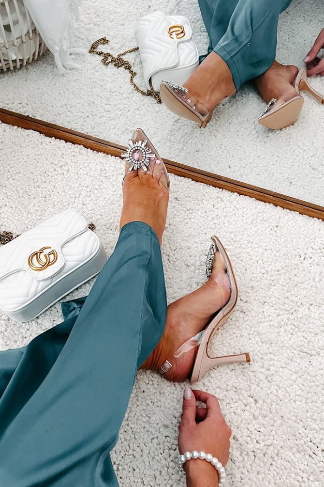 Night In The Hamptons Billini Bejeweled Slingback Heels (Nude) · NanaMacs - Image 4