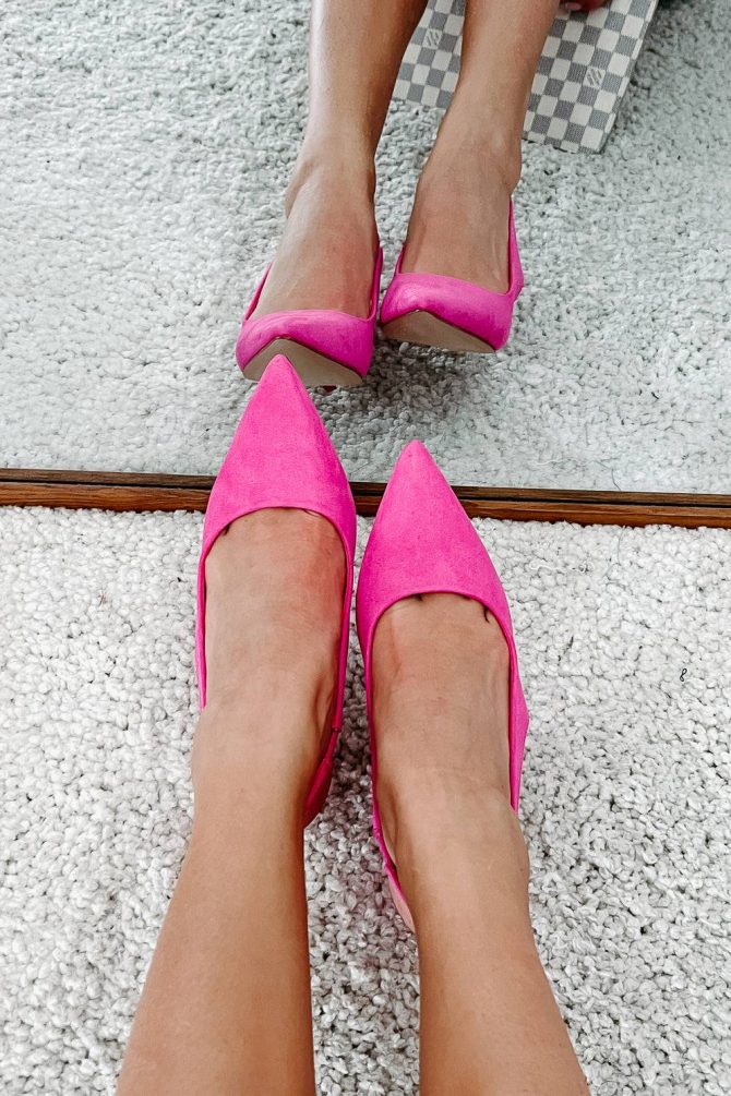 Ms. Woods Slingback Heels (Hot Pink) · NanaMacs - Image 4