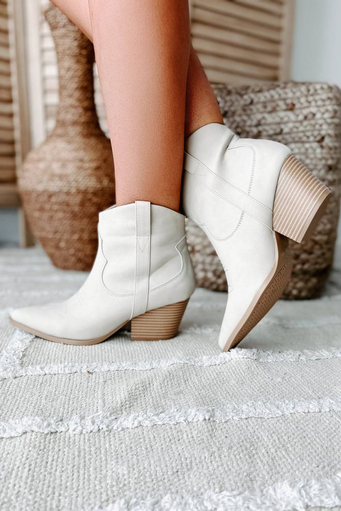 Queen Of The Ranch Western Booties (Stone Nubuck) · NanaMacs - Image 3