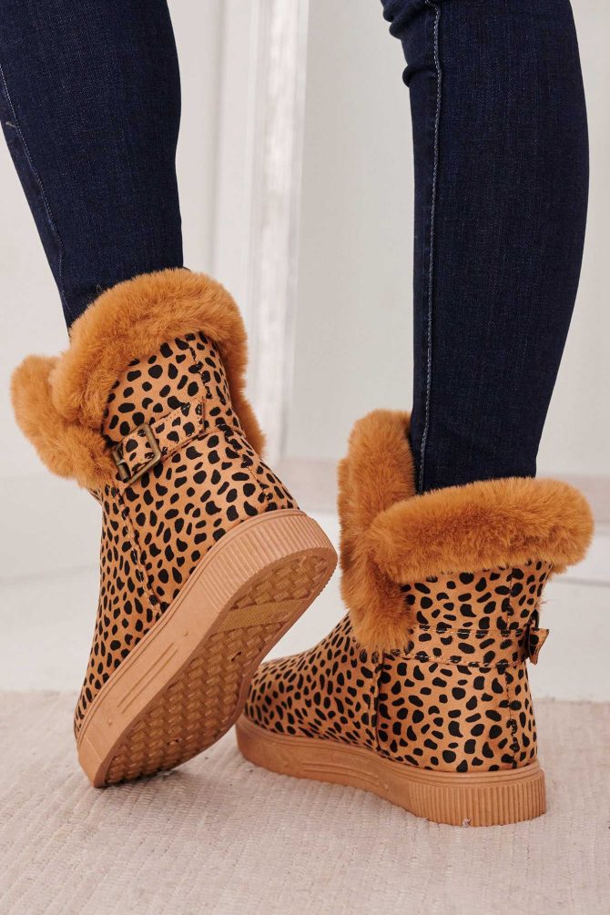 Facts Of Life Fur Lined Booties (Cheetah) · NanaMacs - Image 4