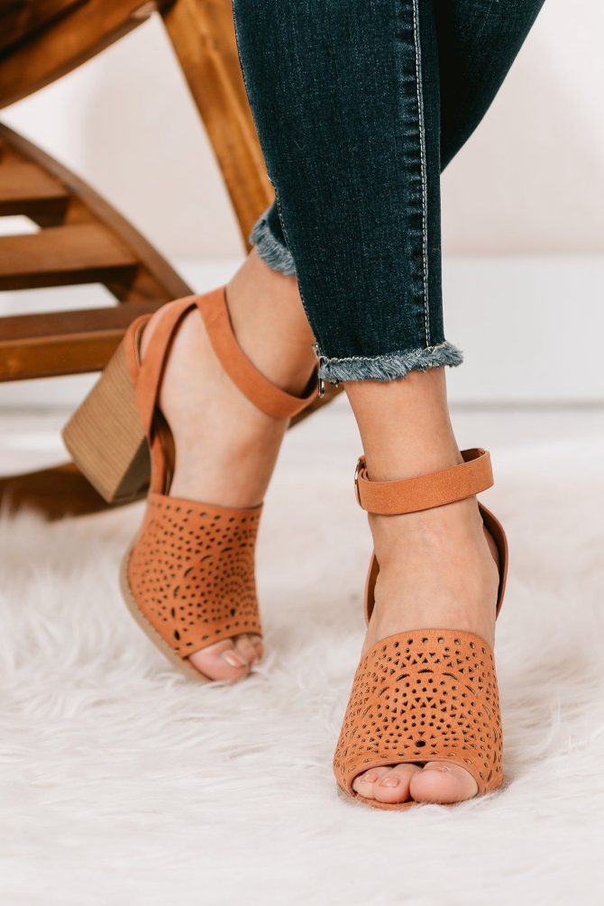 You Need To Know Cutout Heeled Sandals (Hazel Suede) · NanaMacs - Image 3