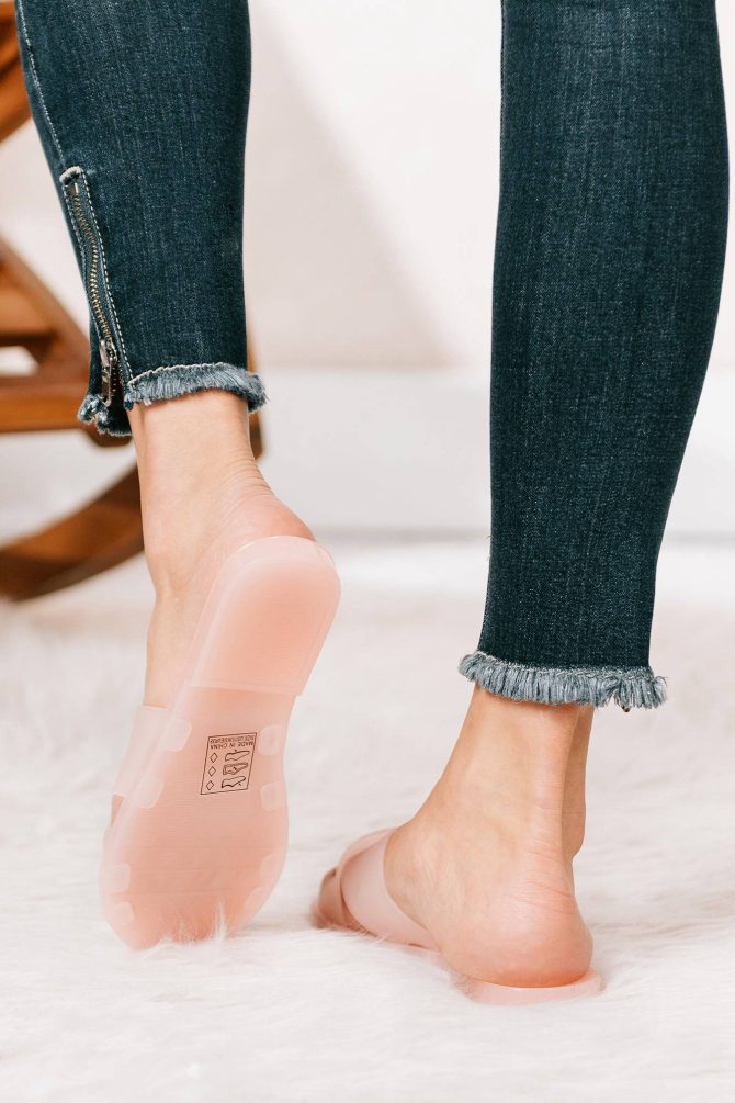 Run The Day Jelly Sandals (Blush Frost) · NanaMacs - Image 4