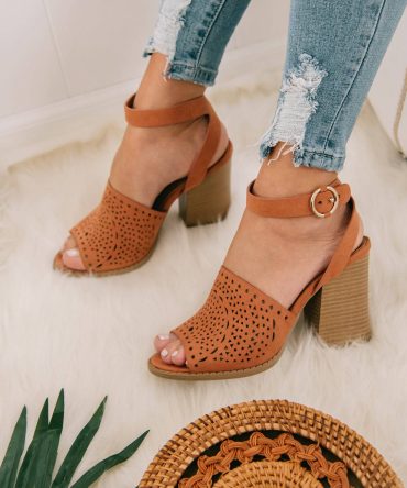 You Need To Know Cutout Heeled Sandals (Hazel Suede) · NanaMacs