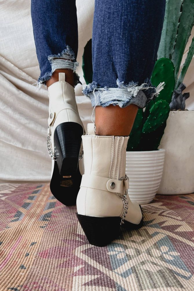 Freedom Rider Billini Western Ankle Boots (Bone) · NanaMacs - Image 3