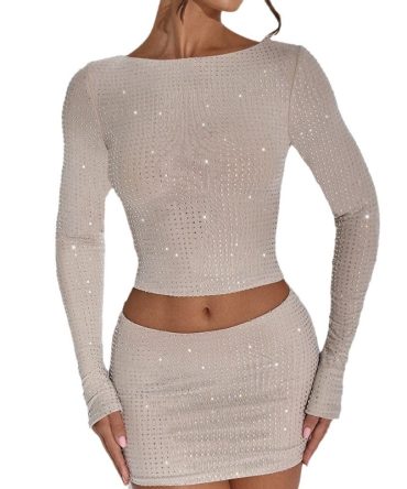 Diamond Slim Fit Two-Piece Dress